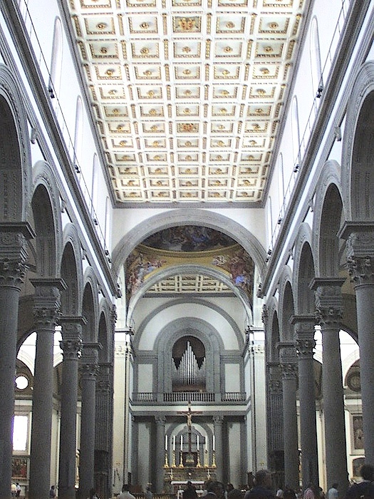 Inside San Lorenzo (from a web site)