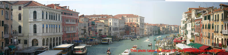 large panorama of Grand Canal